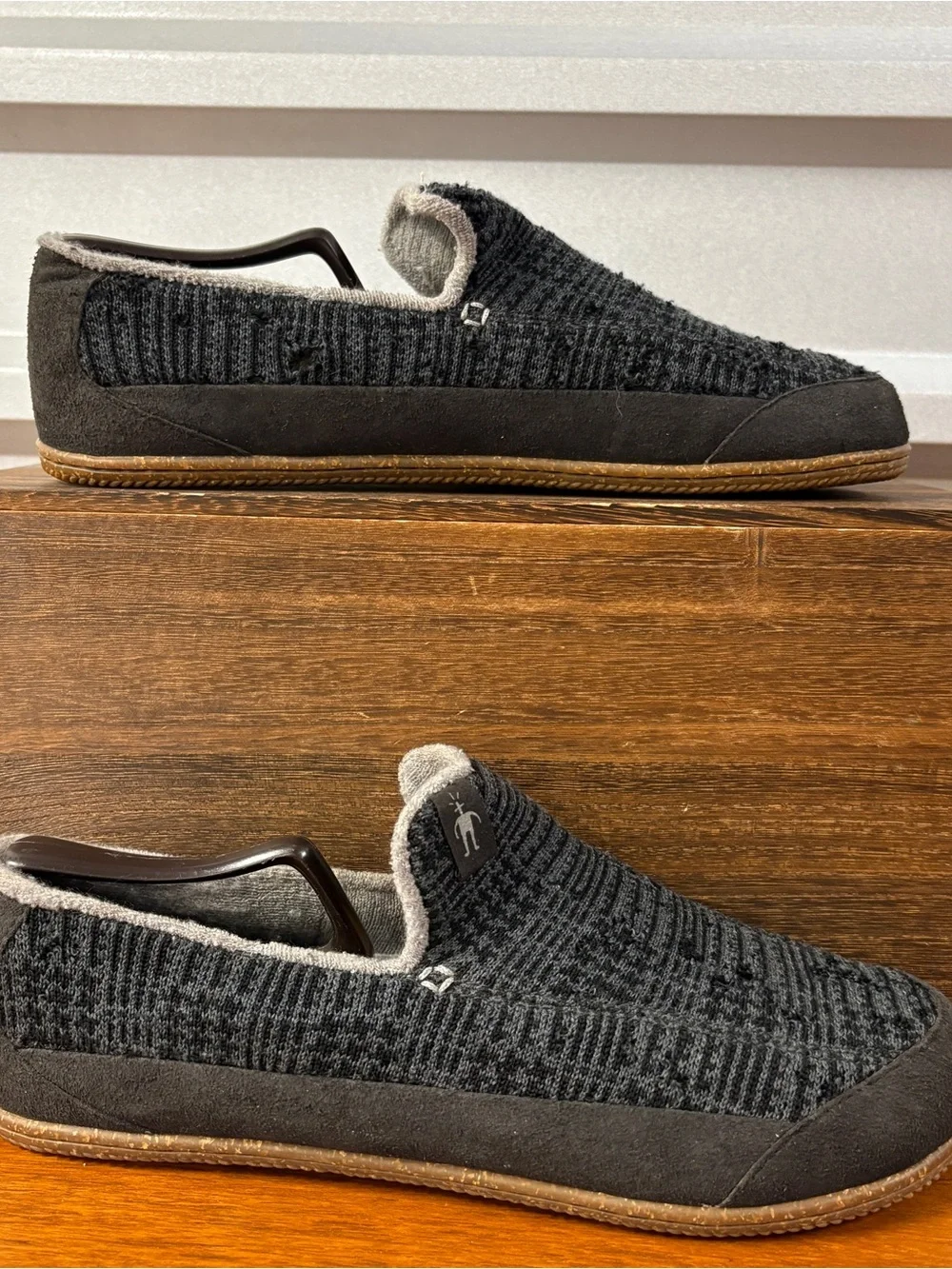 Smartwool Men Gray Wool House Slipper Slip On Loafer Size 10